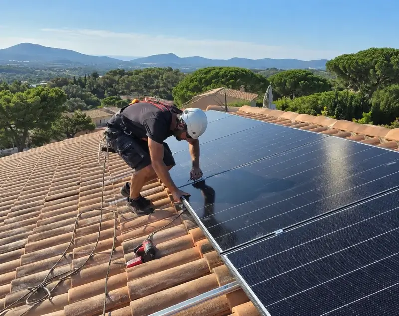 Installateur panneaux solaires Escoussens — pose photovoltaïque sur toiture