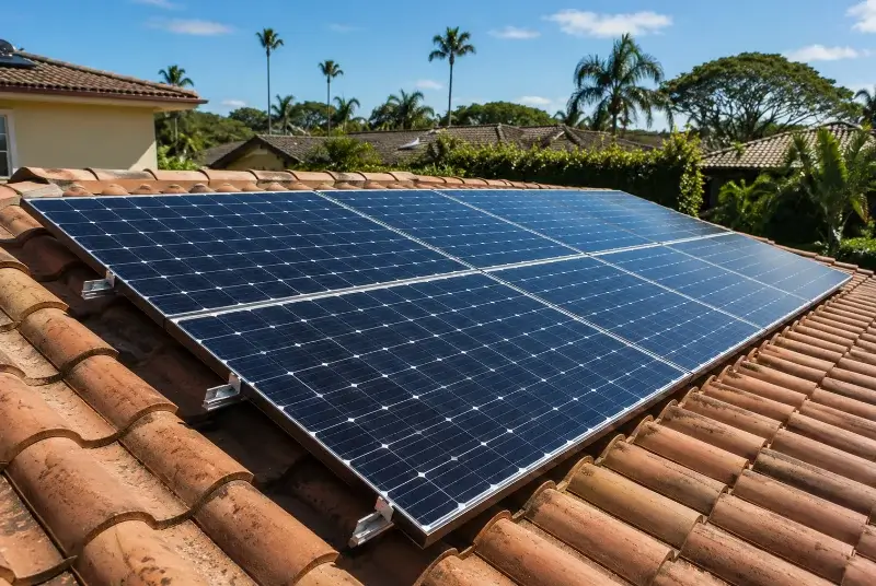 Installation de panneaux solaires à Escoussens